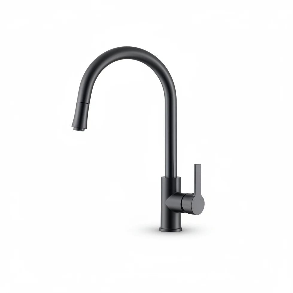 Mezcladora Monocomando para Cocina al Mueble Gun Grey – Fratelli Premium