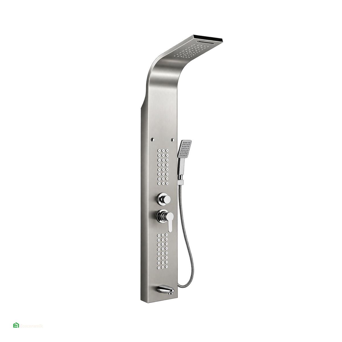 Columna de Ducha Hidromasaje T-039 Satinado Xm Premium