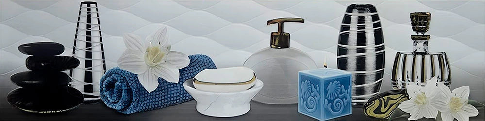 Decorado de Baño Toalla Turqueza 15 × 60 cm HD