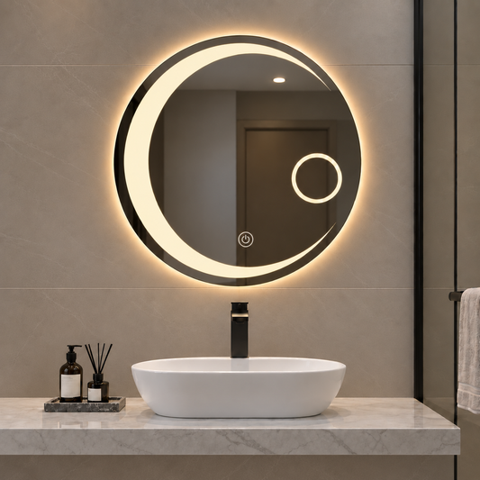 Espejo LED Luna-60 New – 60 × 60 cm