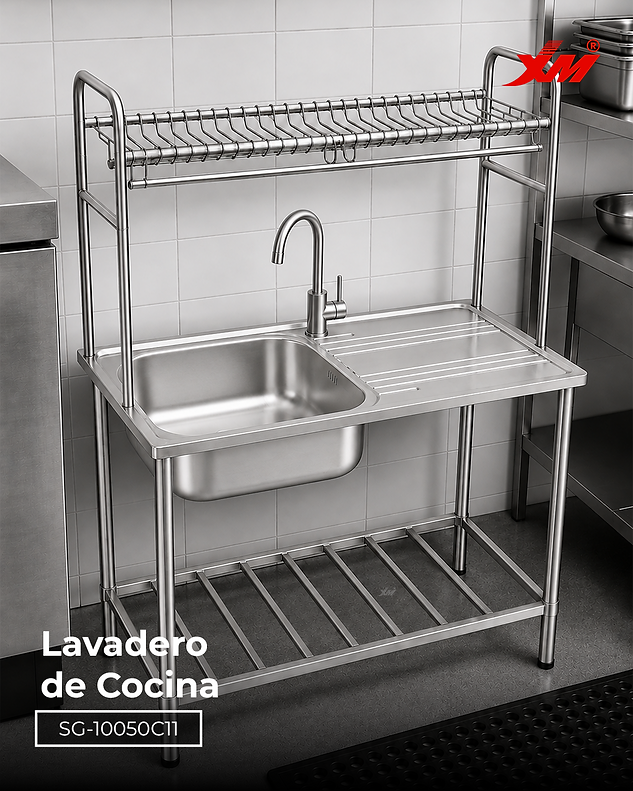 Lavatorio de Cocina Poza SG-10050C11 Xm