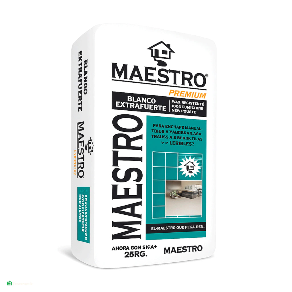 Pegamento Blanco Extrafuerte Maestro Premium 25 kg