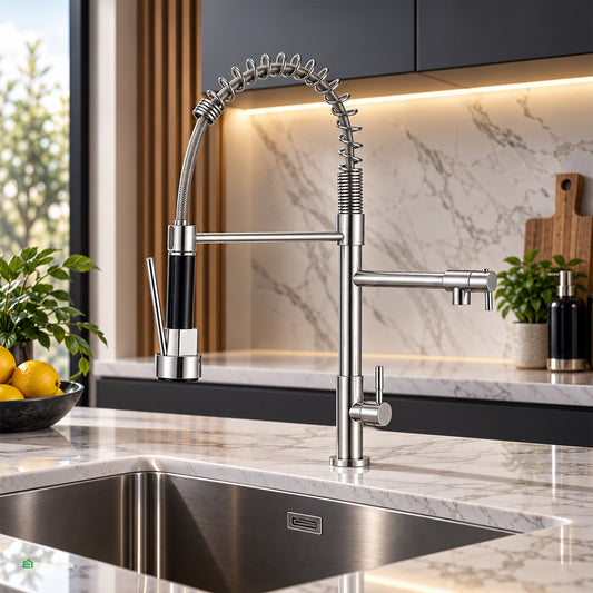Llave para Cocina al Mueble GBRA-5 SS 304 Cromado – Fratelli