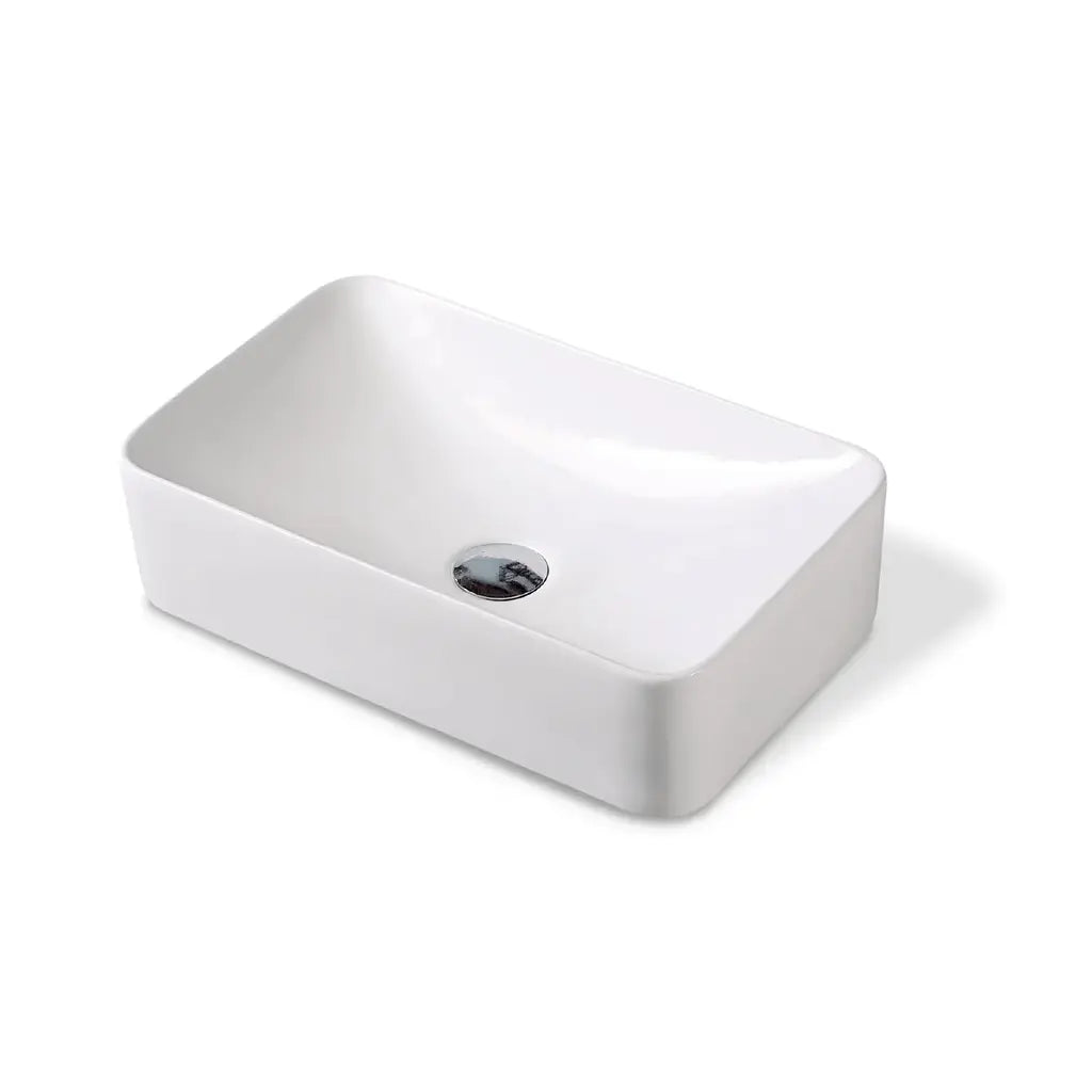 Ovalín de Loza (171A) Mod.Rectangular Blanco 49X30X12.5 Fratelli