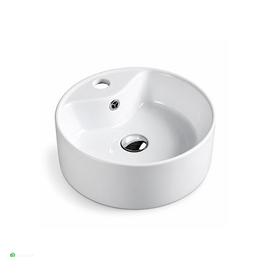 Bowl Loza de Lavamanos Portagriferia Circular Color Blanco - Fratelli