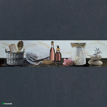 Decorado de Baño Andrea Beige 15 × 60 cm HD