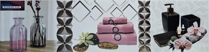 Decorado de Baño Dante Rosa 15 × 60 cm HD