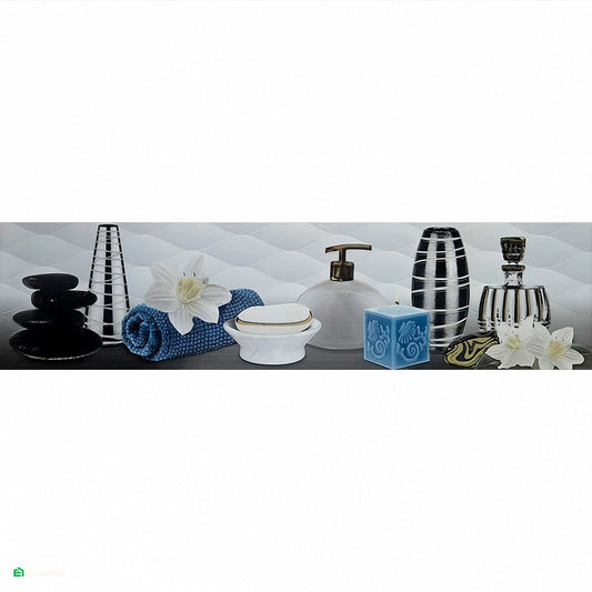 Decorado de Baño Toalla Turqueza 15 × 60 cm HD