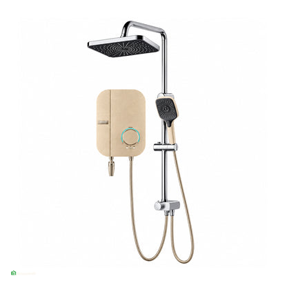 Ducha con Calentador Instantáneo ALPHA-EAS7 Gold Cotton – Fratelli