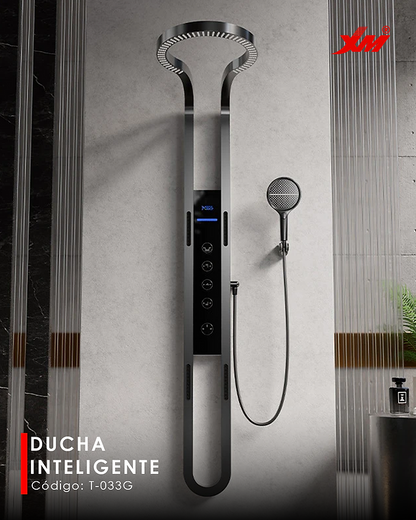Columna de Ducha Inteligente Gris T-033G Xm Premium