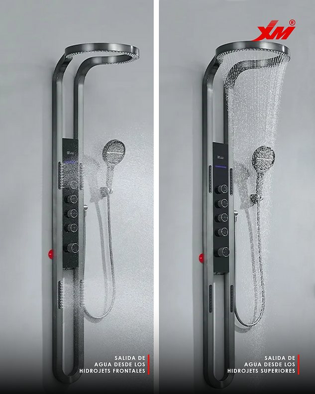 Columna de Ducha Inteligente Gris T-033G Xm Premium