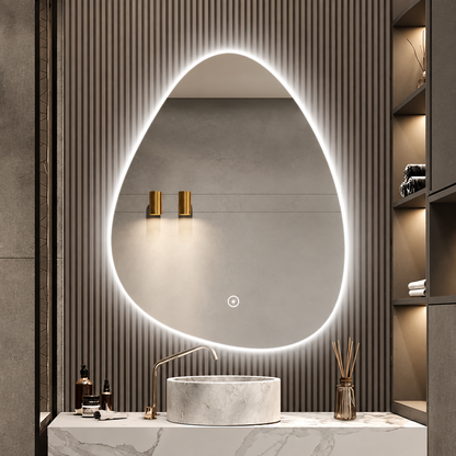 Espejo LED Inteligente EGG-60 NEW – 60 × 80 cm