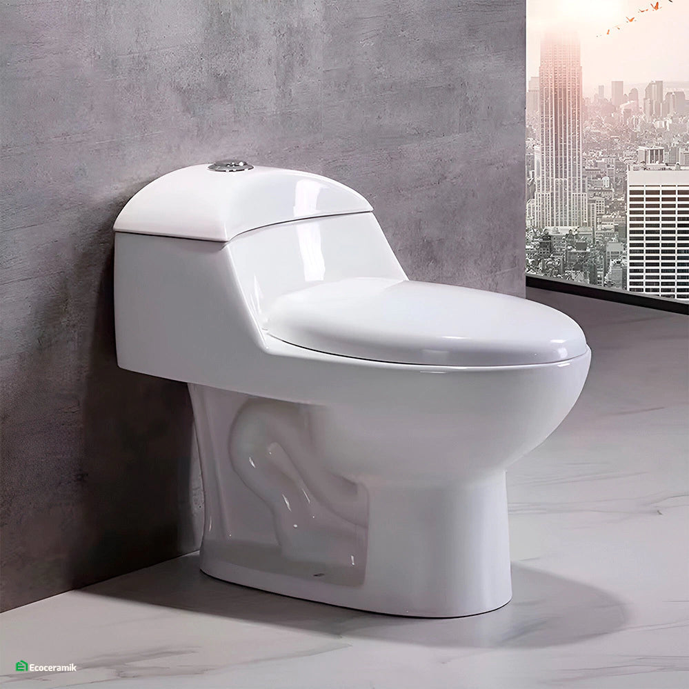 Inodoro One Piece Classic – Blanco Brillante - XM 2002