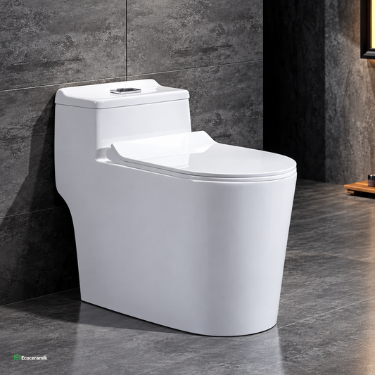 Inodoro One Piece Profesional Color Blanco - Premium