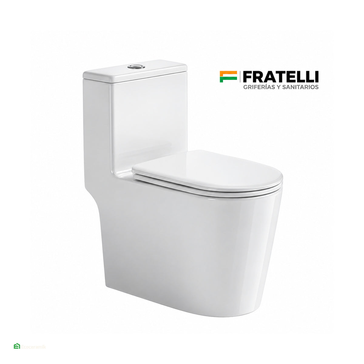 Inodoro One Piece TITAN Blanco – Fratelli Premium