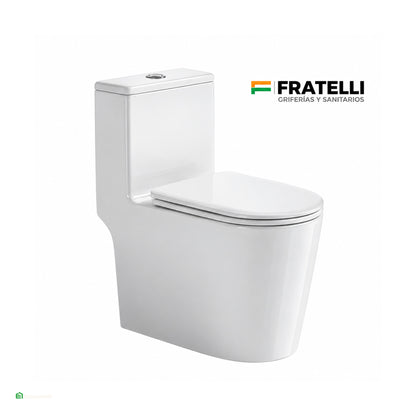 Inodoro One Piece TITAN Blanco – Fratelli Premium