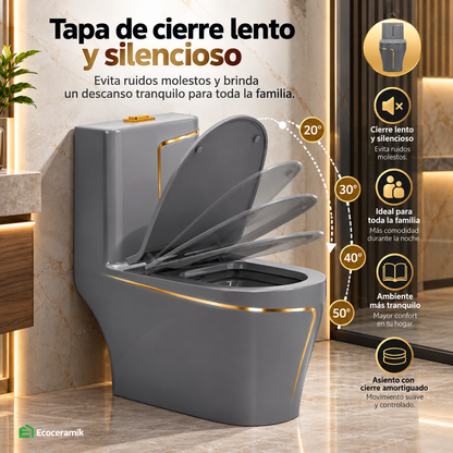 Inododo One Piece Galeón Grey - Gold Plus Premium