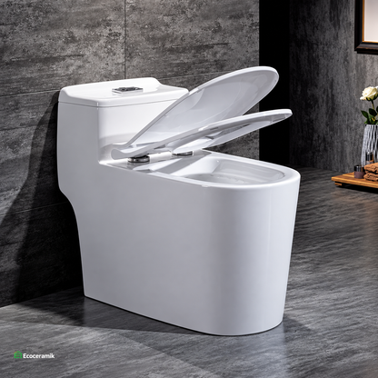 Inodoro One Piece Profesional Color Blanco - Premium