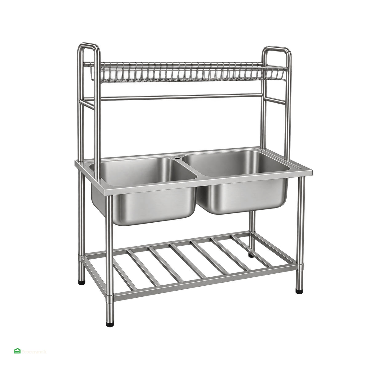 Lavadero de Cocina Doble Poza - SG-10050B1 Xm