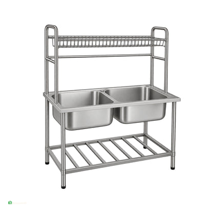 Lavadero de Cocina Doble Poza - SG-10050B1 Xm