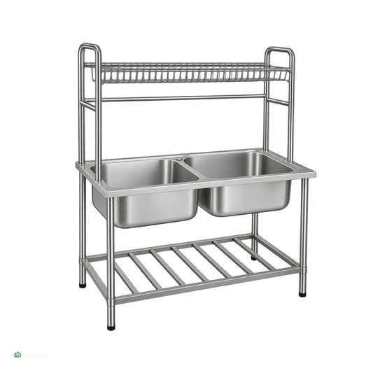 Lavadero de Cocina Doble Poza - SG-10050B1 Xm