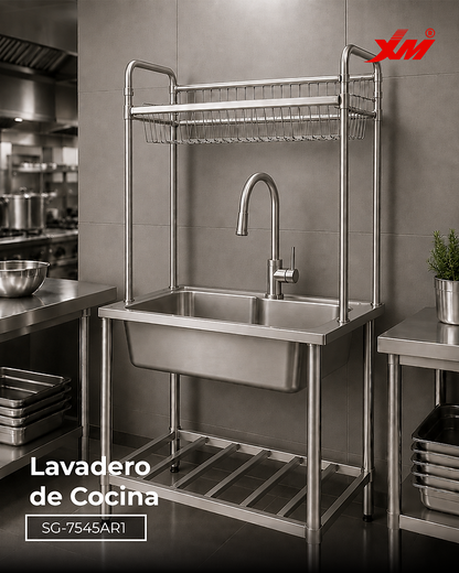 Lavadero de Cocina Poza SG-7545AR1 Xm