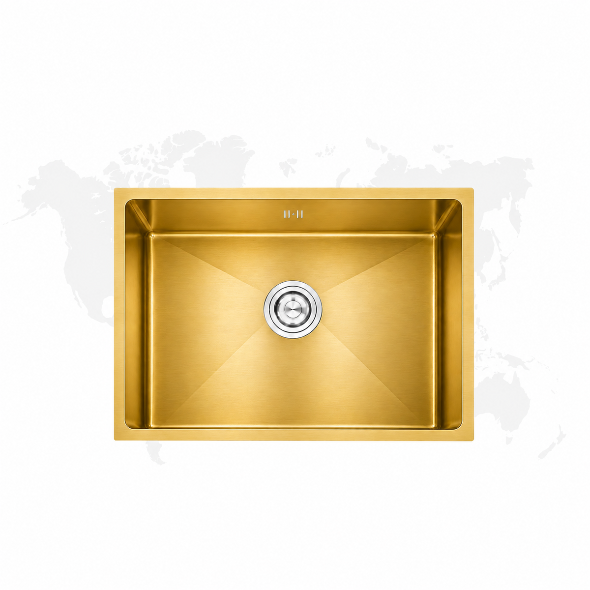 Lavadero de Cocina US07-7646 76x46 cm Nano Dorado 1 Poza – XM