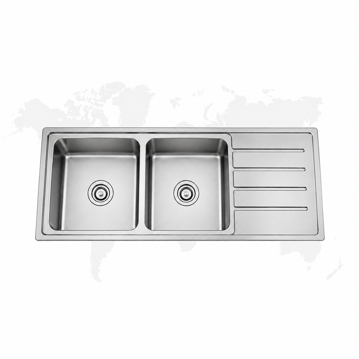 Lavadero de Cocina WDA12050C 120x50 cm 2 Pozas con Escurridero – XM