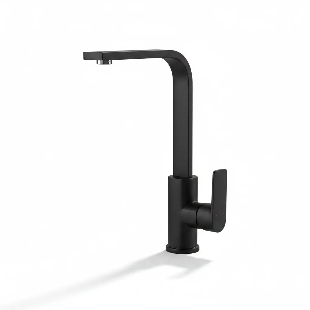Mezcladora Monocomando para Cocina HLX Black – Fratelli