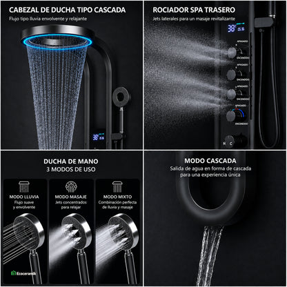 Columna de Ducha Inteligente Quimera Blanca - Fratelli