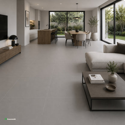 Porcelanato Smaltado Grafito 60x60 cm Mate WFG66002 - Caja 1.44m2 / 4 pz