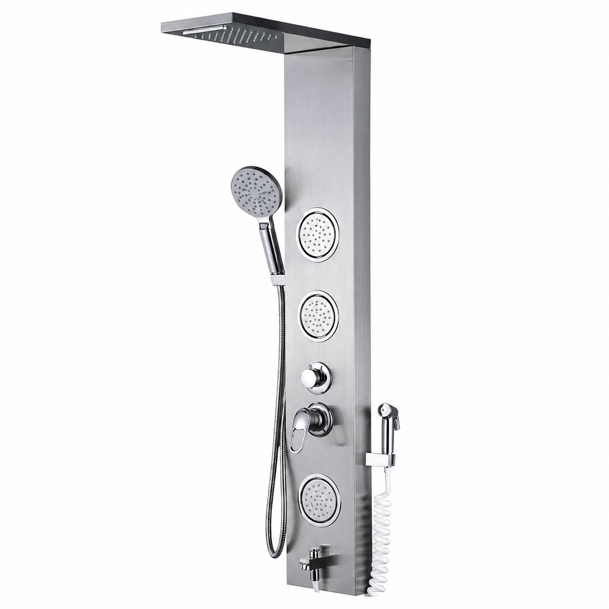 Panel de Ducha 6670C Cromado Premium con LED