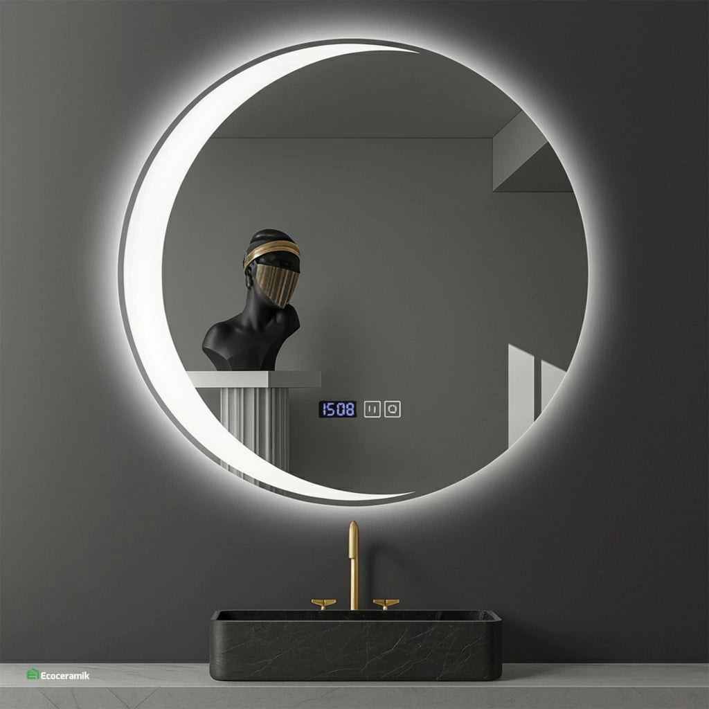 Espejo Luna Circular 60 × 60 cm LED Smart – RHC97