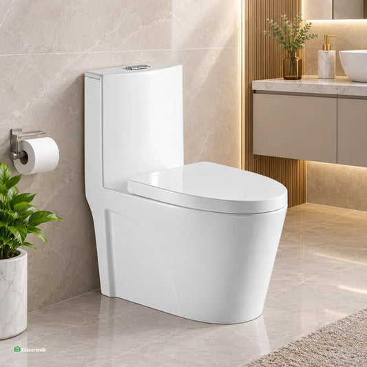 Inodoro One Piece Blanco Minimalista Classic – Fratelli
