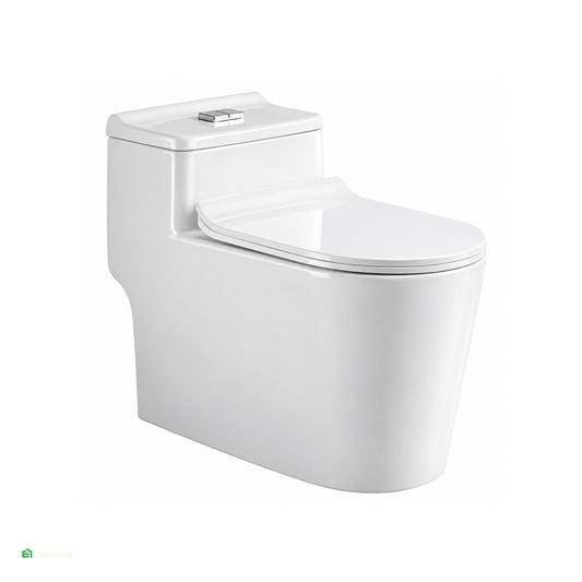 Inodoro One Piece Profesional Color Blanco - Premium