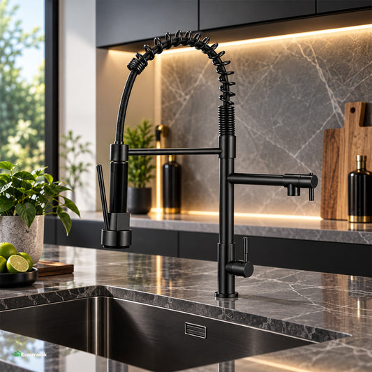 Llave para Cocina al Mueble GBRA-5 SS 304 Black – Fratelli